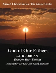 God of Our Fathers SATB choral sheet music cover Thumbnail